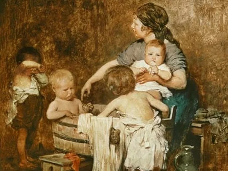 1851-Gustav Laeverenz - Sabato sera